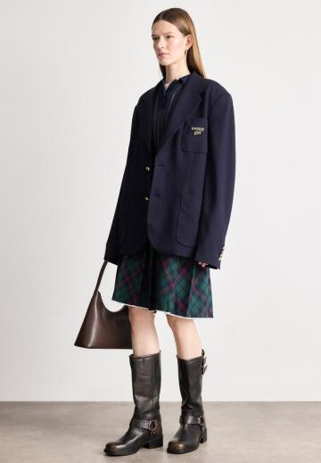 Длинный блейзер