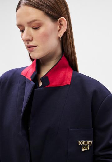 Длинный блейзер