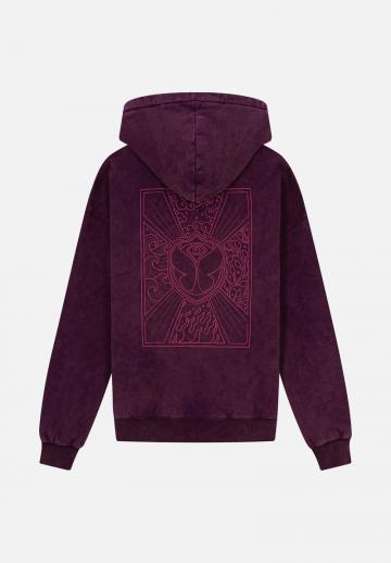 Пуловер с капюшоном