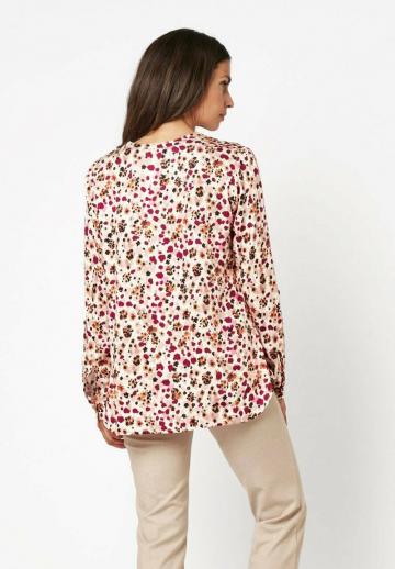 Атласная блузка