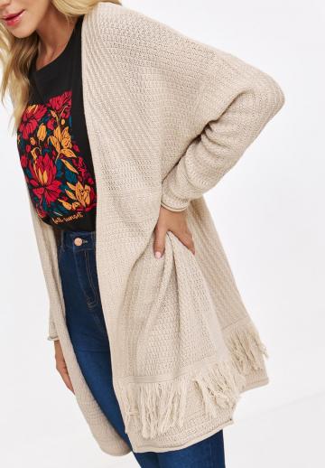 Длинный жилет