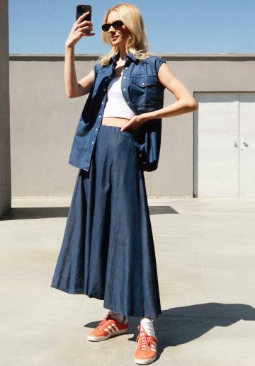 Джинсовая юбка