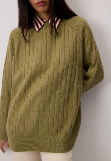 Длинный пуловер