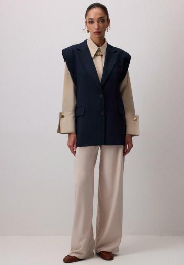 Длинный блейзер