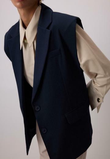 Длинный блейзер