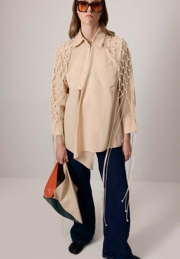 Длинная блузка