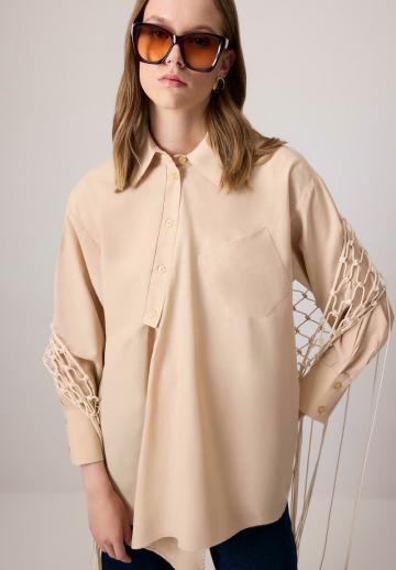 Длинная блузка