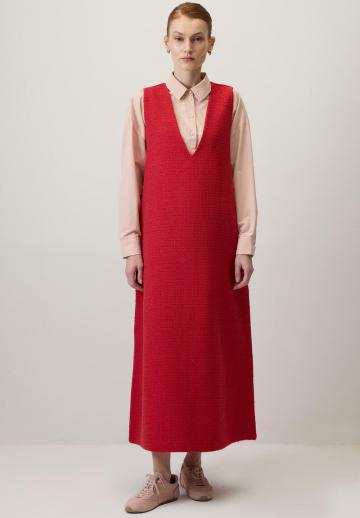 Вязаное платье