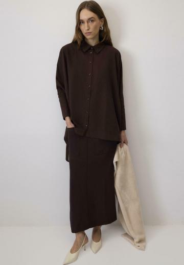 Длинная блузка