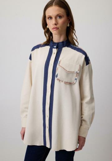 Длинная блузка