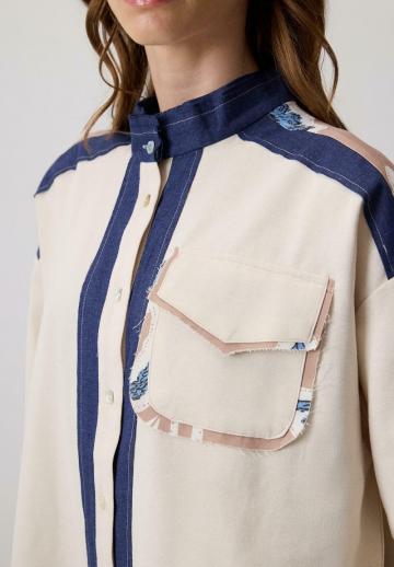 Длинная блузка