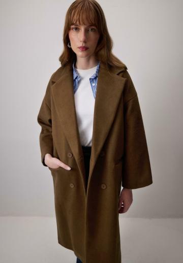 Шерстяное пальто