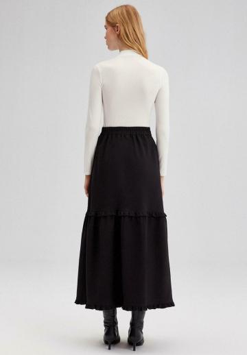 Юбка с воланами