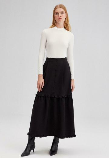 Юбка с воланами
