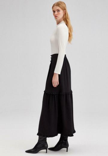 Юбка с воланами