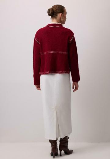 Жаккардовая кофта