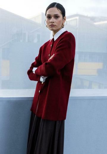 Длинный кардиган