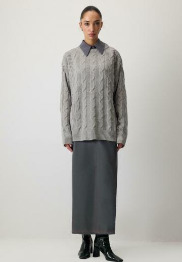 Длинный пуловер