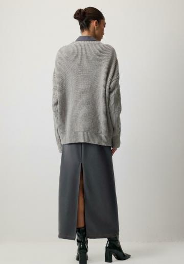 Длинный пуловер