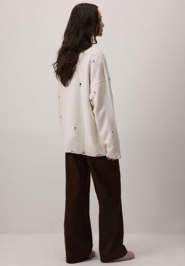 Длинный пуловер