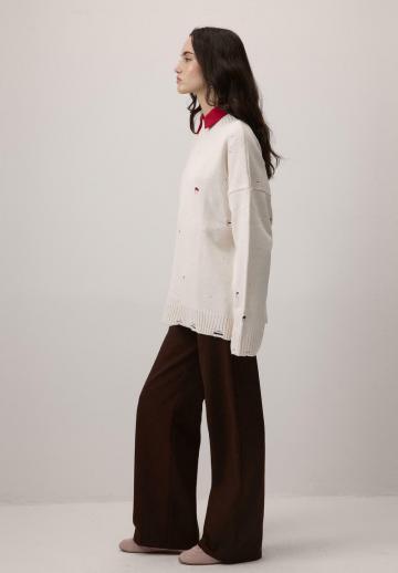 Длинный пуловер