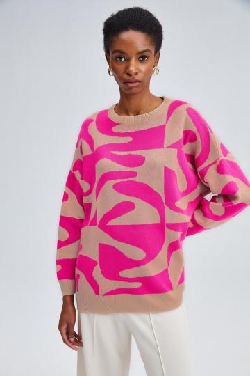 Длинный пуловер