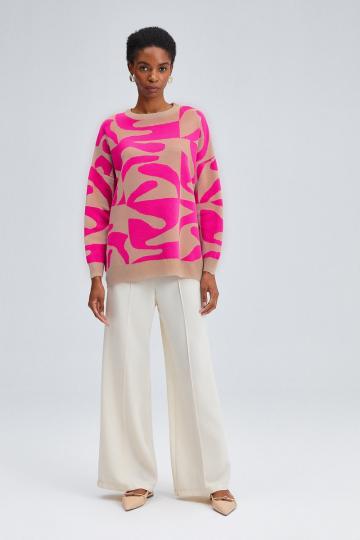 Длинный пуловер