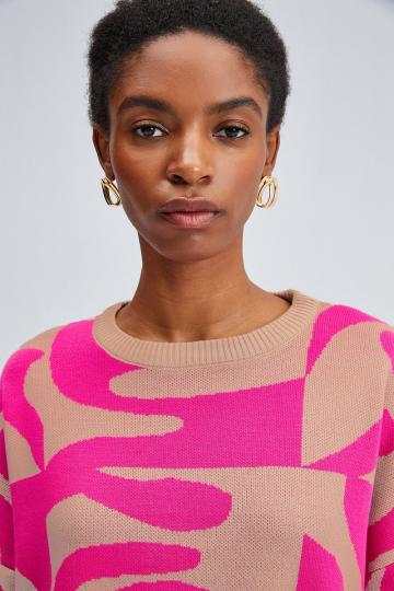 Длинный пуловер