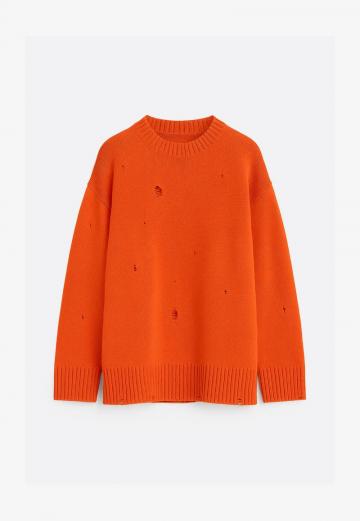 Длинный пуловер