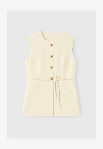 Длинный жилет