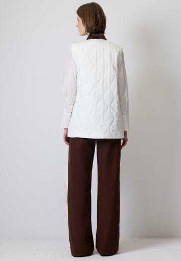 Длинный жилет