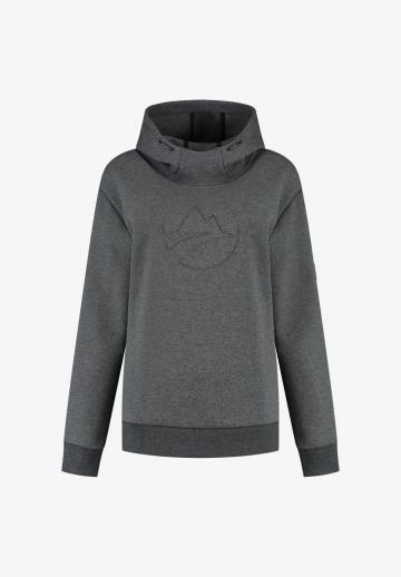 Пуловер с капюшоном