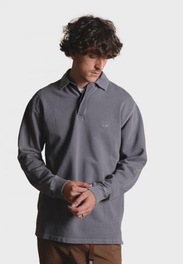 Поло с длинным рукавом