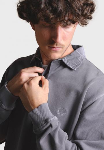 Поло с длинным рукавом