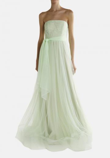 Платье без бретелек