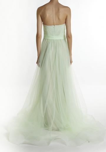 Платье без бретелек