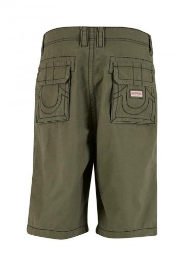 Брюки с накладными карманами