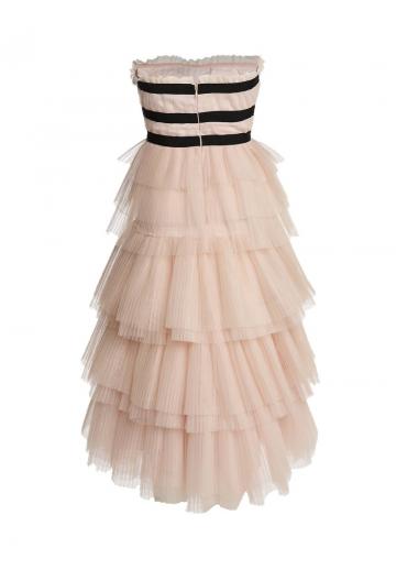 Платье без бретелек