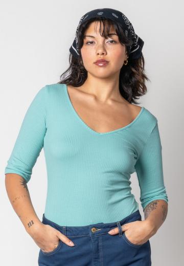 Майка с рукавом три четверти