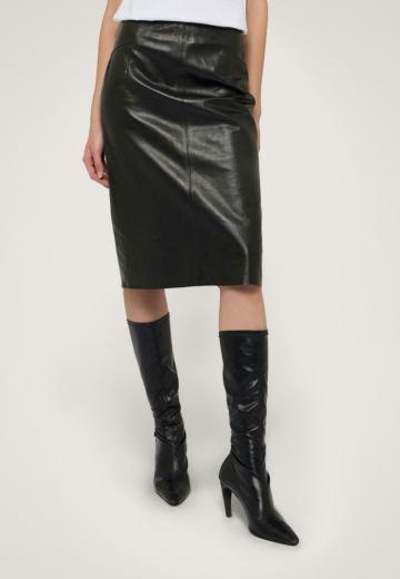 Кожаная юбка