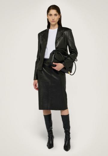 Кожаная юбка