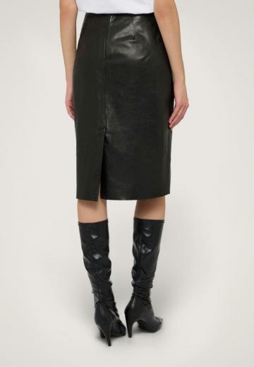 Кожаная юбка