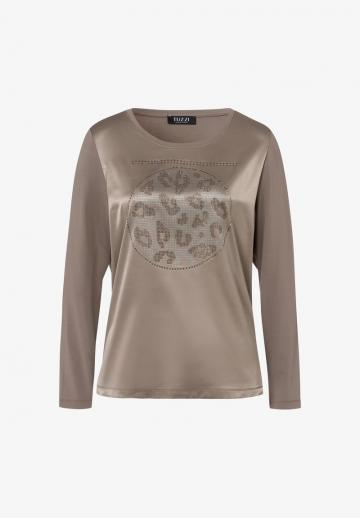 Атласная блузка