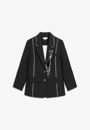 Блейзер с накладными карманами