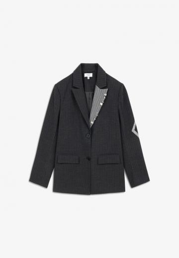 Длинный блейзер