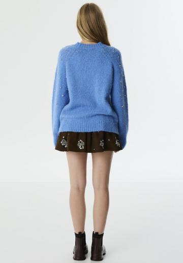 Длинный пуловер