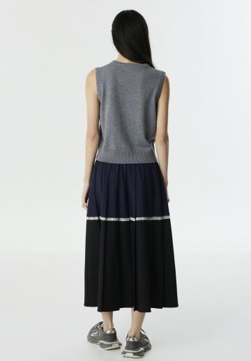 Пуловер без рукавов