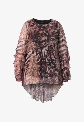 Длинная блузка