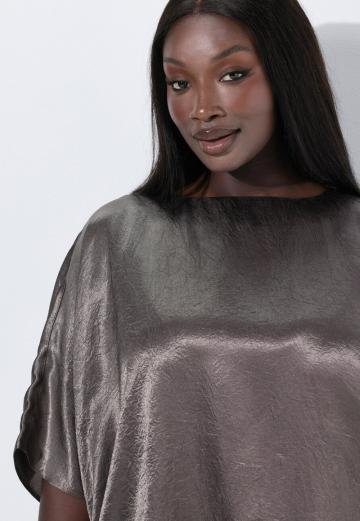 Атласная блузка