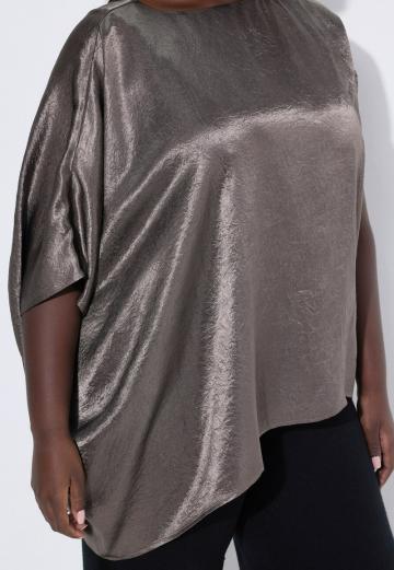 Атласная блузка